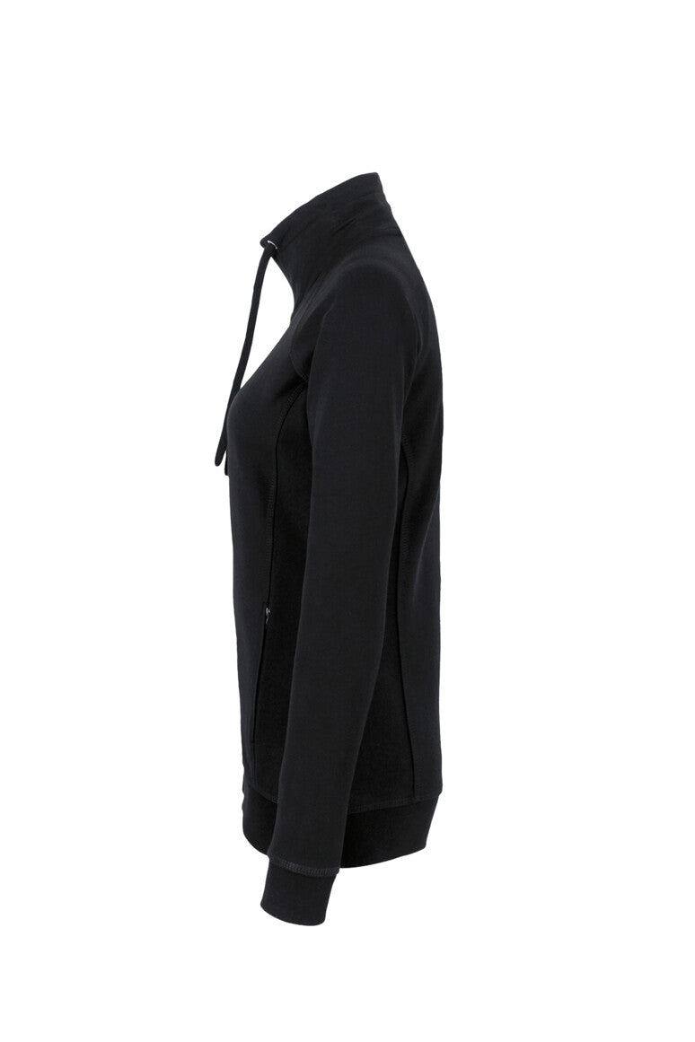 HAKRO Damen Sweatjacke Premium - schwarz