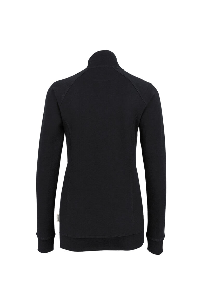 HAKRO Damen Sweatjacke Premium - schwarz