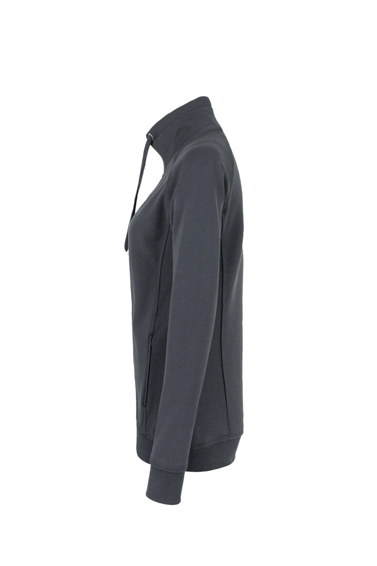 HAKRO Damen Sweatjacke Premium - anthrazit