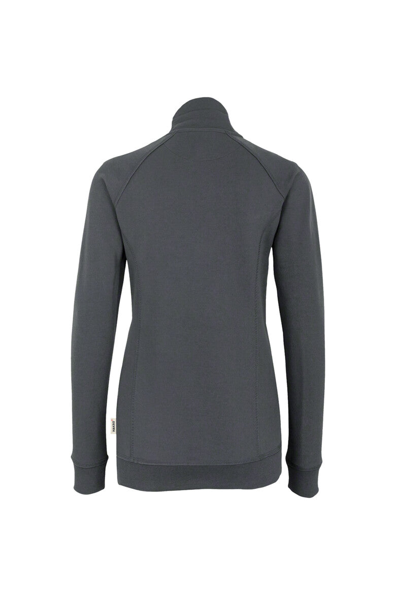 HAKRO Damen Sweatjacke Premium - anthrazit