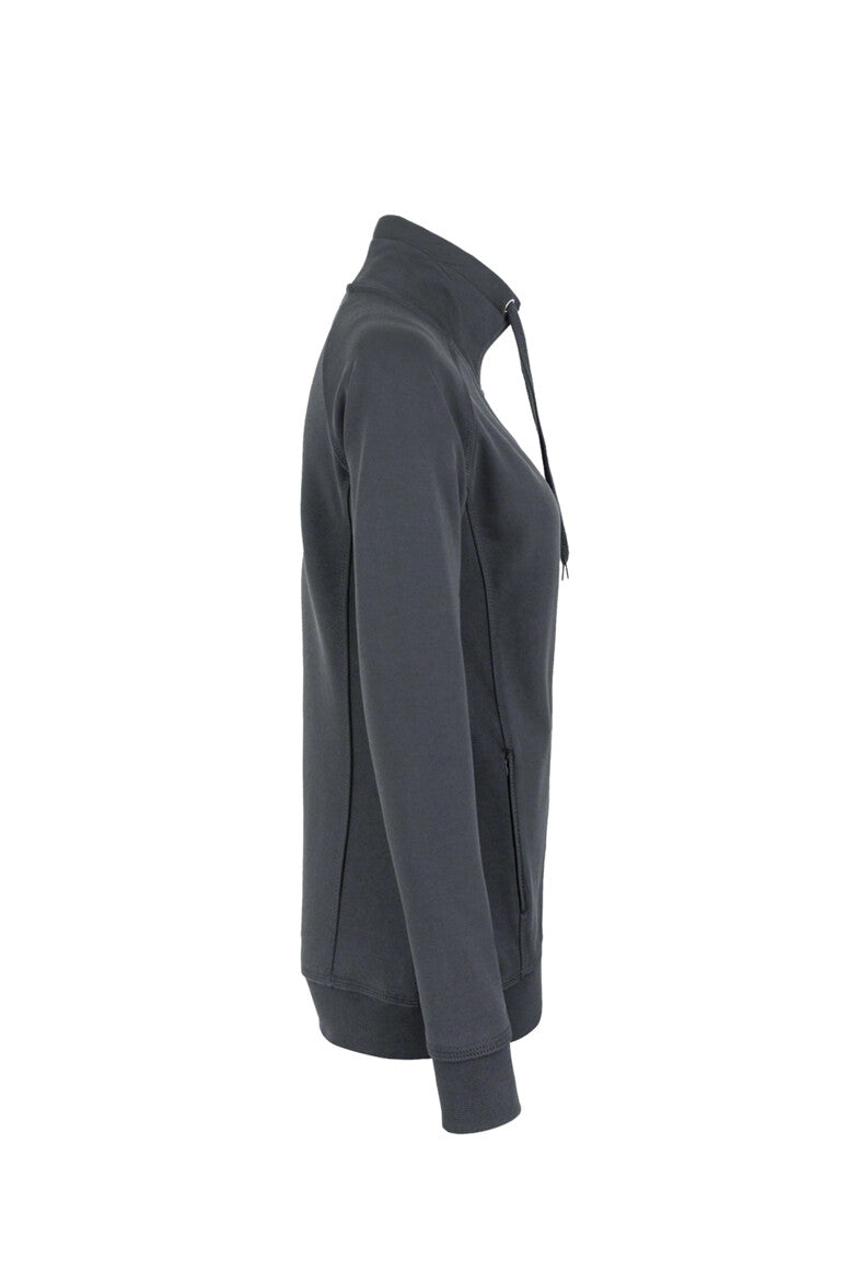 HAKRO Damen Sweatjacke Premium - anthrazit