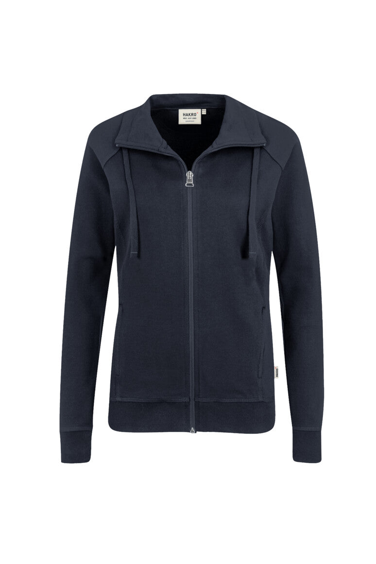 HAKRO Damen Sweatjacke College 406 tinte