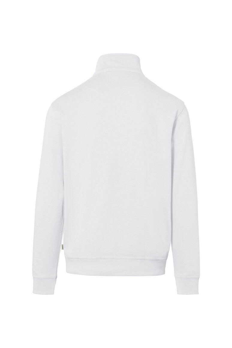HAKRO Zip-Sweatshirt Premium - weiß