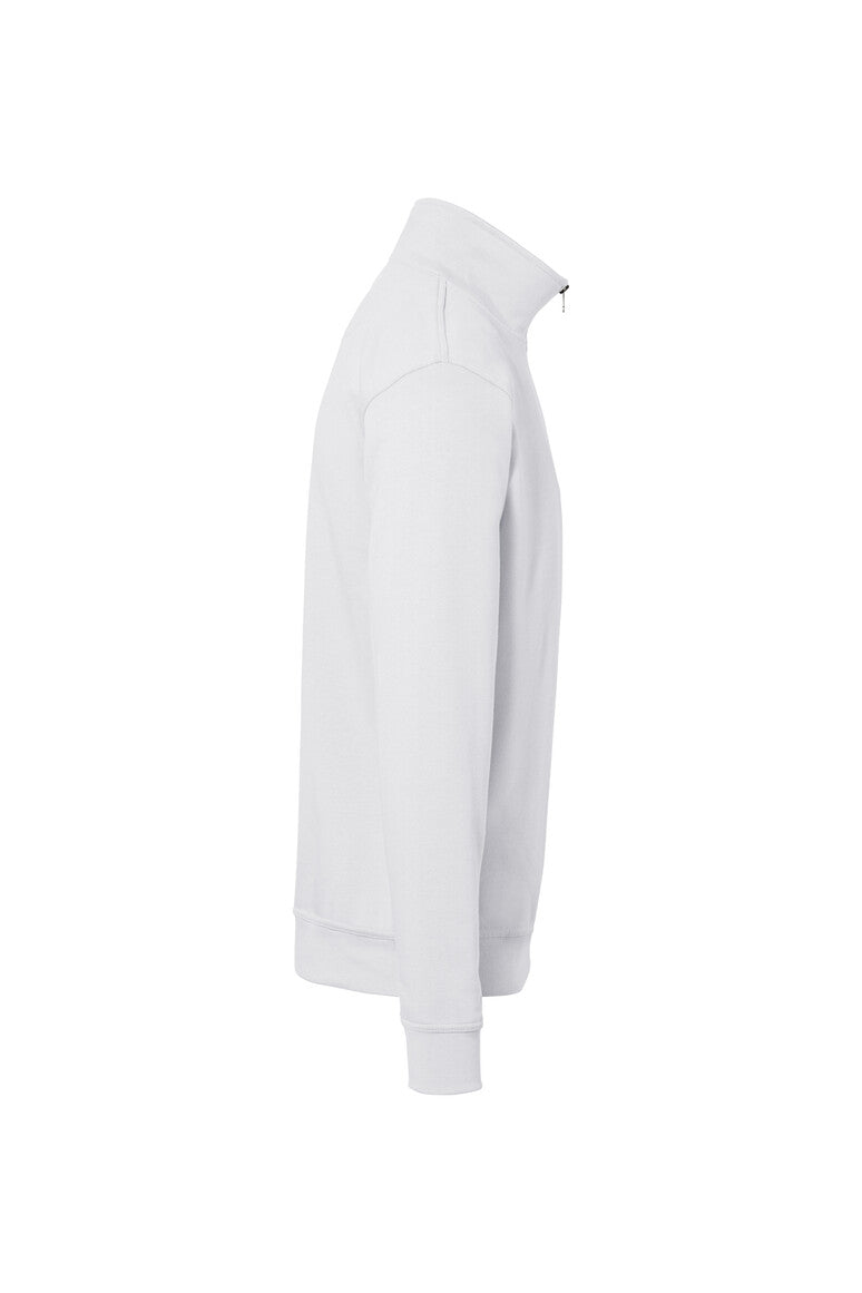 HAKRO Zip-Sweatshirt Premium - weiß