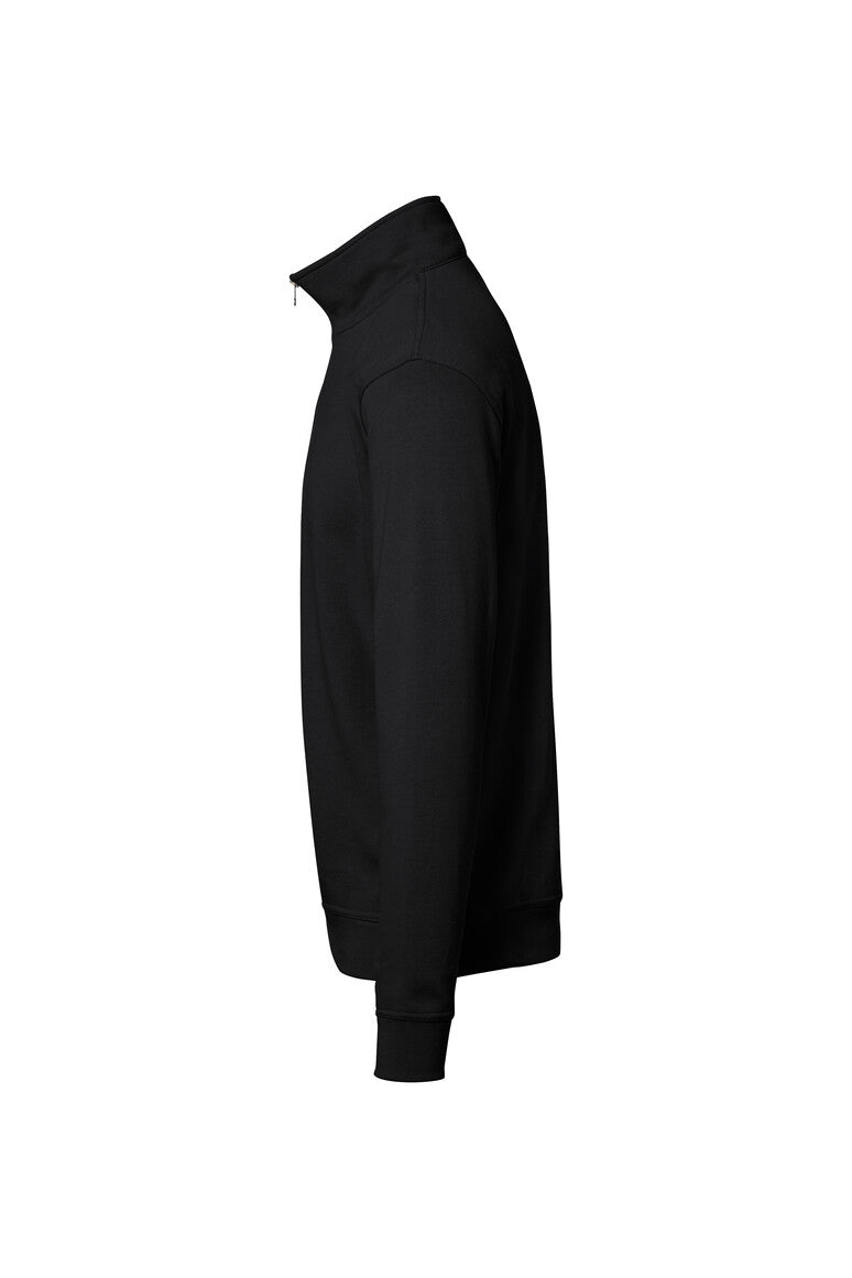 HAKRO Zip-Sweatshirt Premium - schwarz