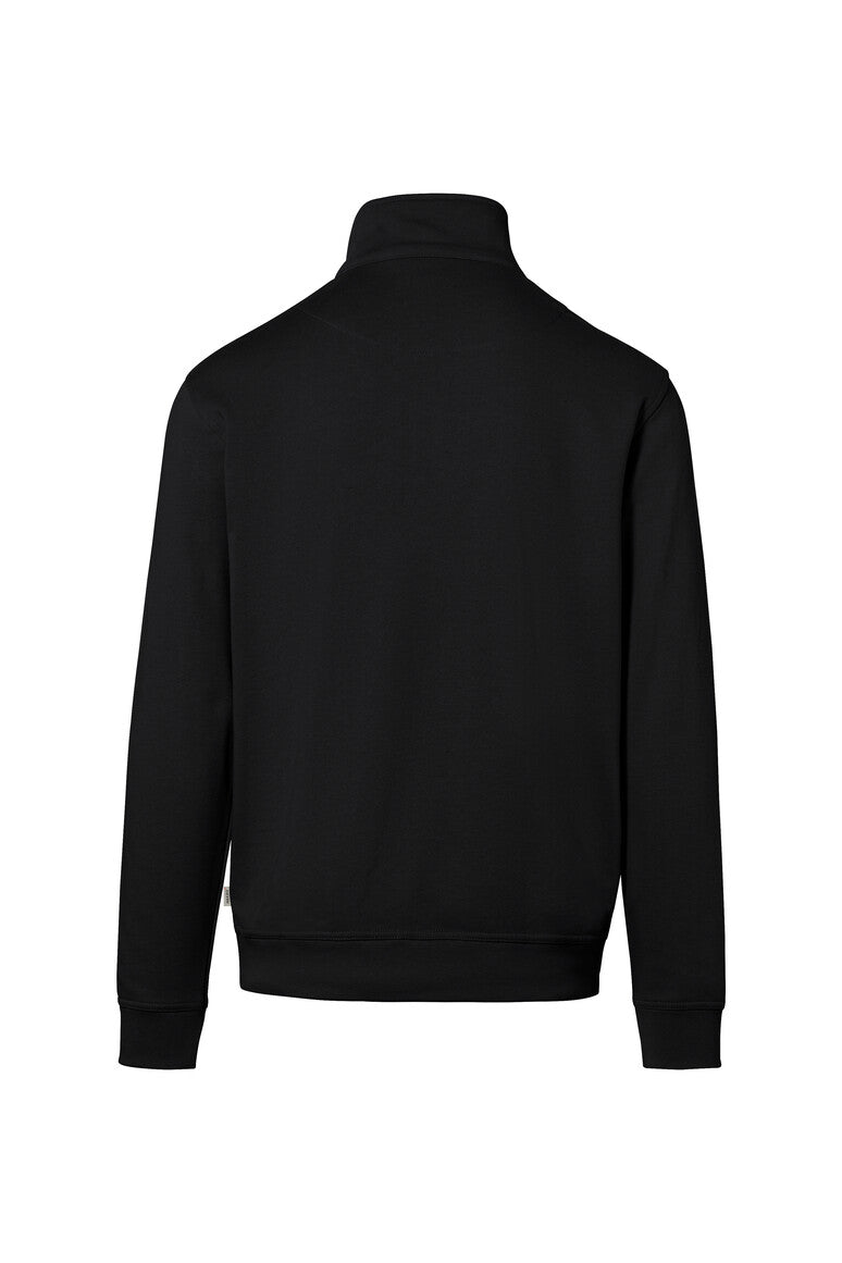 HAKRO Zip-Sweatshirt Premium - schwarz