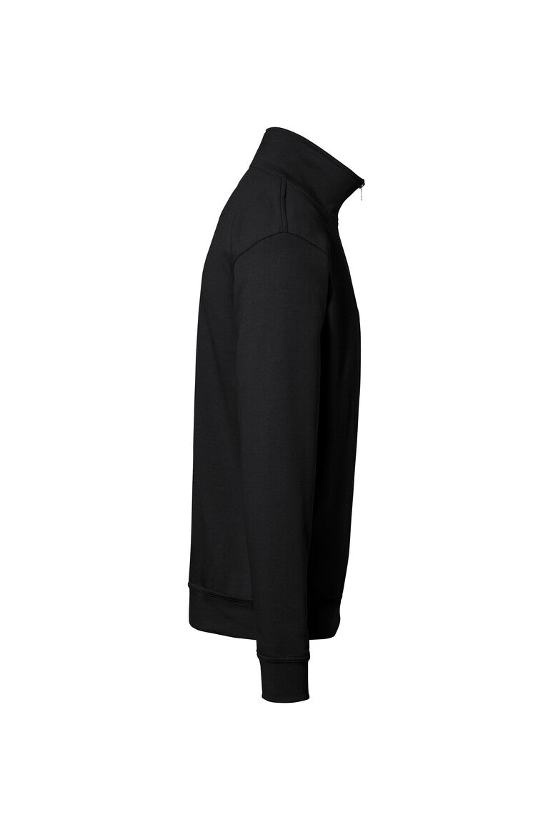 HAKRO Zip-Sweatshirt Premium - schwarz