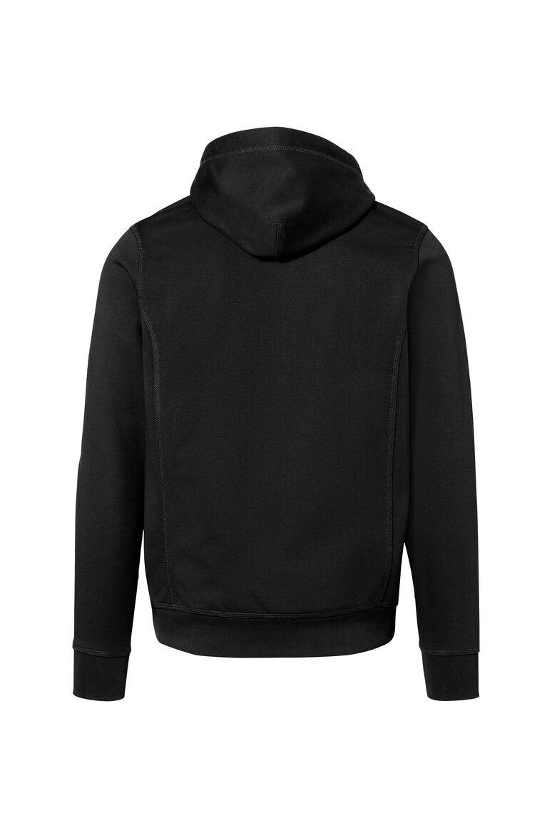 HAKRO Kapuzenjacke Bonded ECO - schwarz/silber