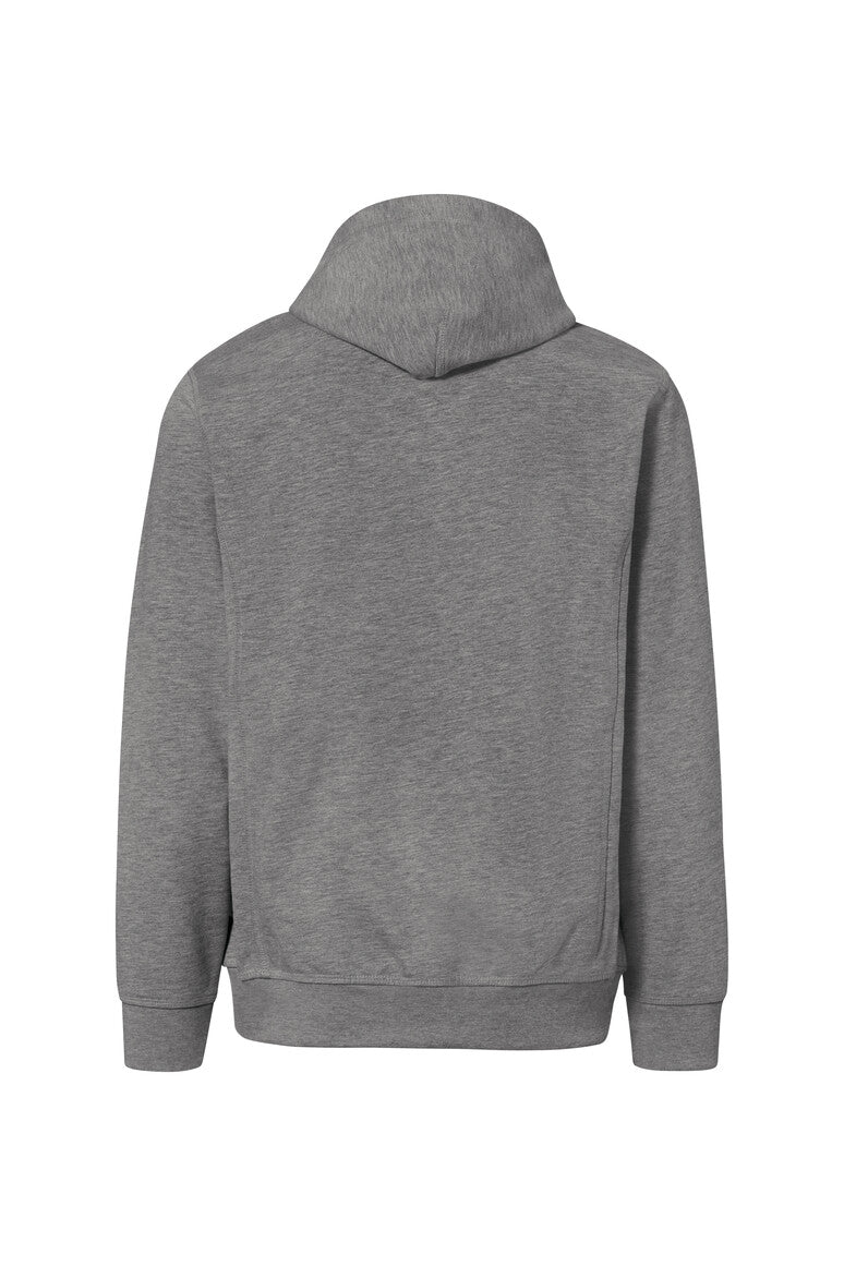 HAKRO Kapuzenjacke Bonded ECO - grau meliert/tinte