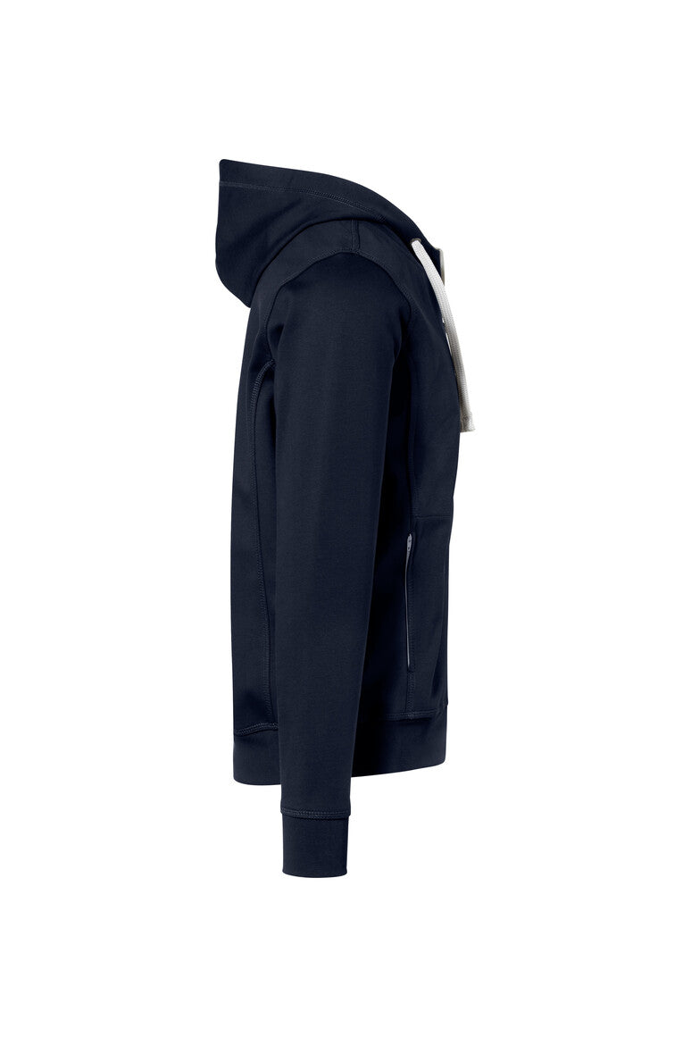 HAKRO Kapuzenjacke Bonded ECO - tinte/silber