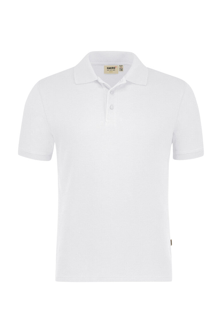 HAKRO Poloshirt Bio-Baumwolle - weiß