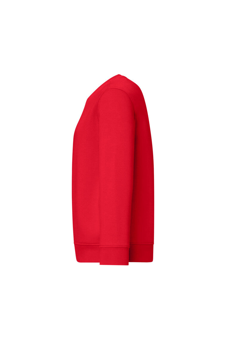 HAKRO Kinder Sweatshirt Bio-Baumwolle - rot
