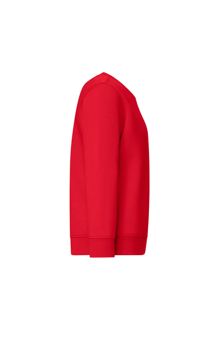 HAKRO Kinder Sweatshirt Bio-Baumwolle - rot