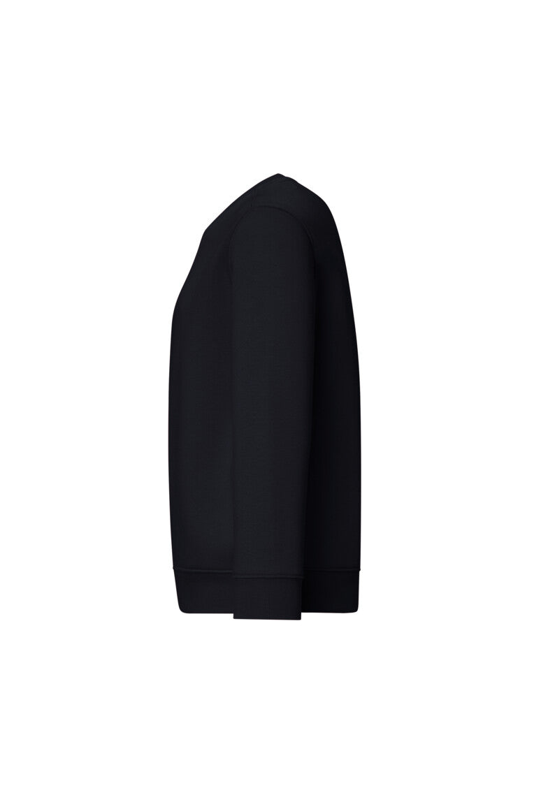 HAKRO Kinder Sweatshirt Bio-Baumwolle - schwarz