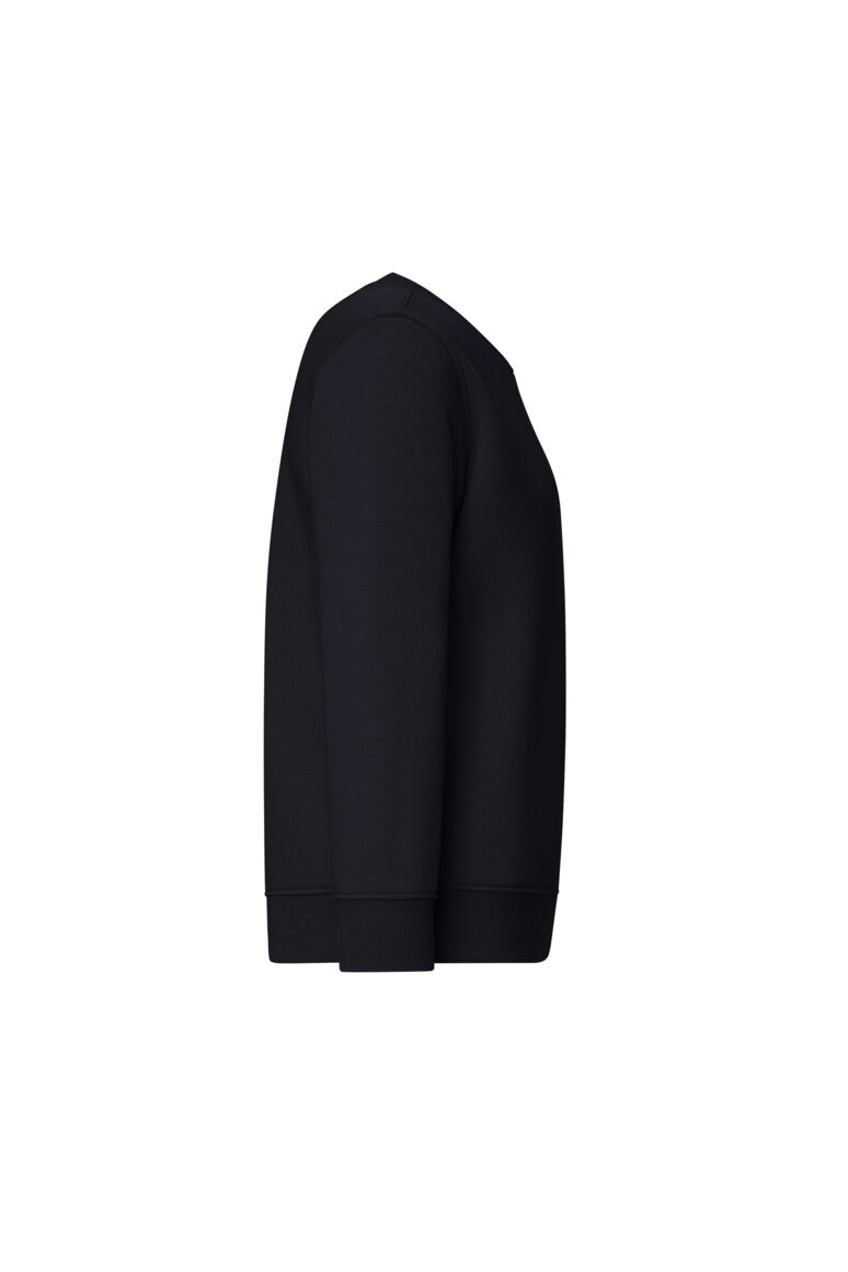 HAKRO Kinder Sweatshirt Bio-Baumwolle - schwarz