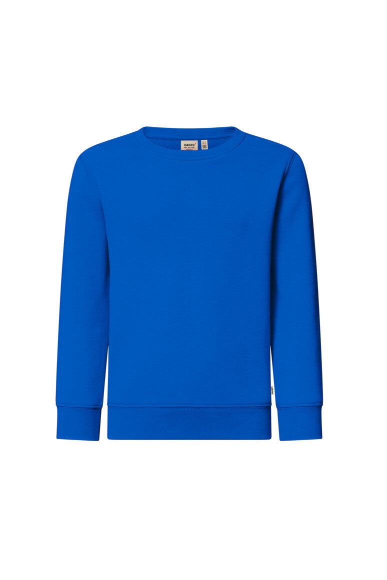 HAKRO Kinder Sweatshirt Bio-Baumwolle - royalblau