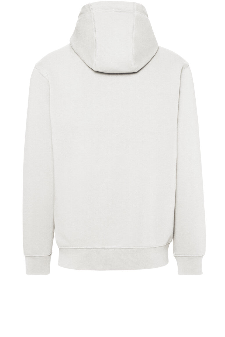 HAKRO Kapuzen-Sweatshirt Bio-Baumwolle - weiß