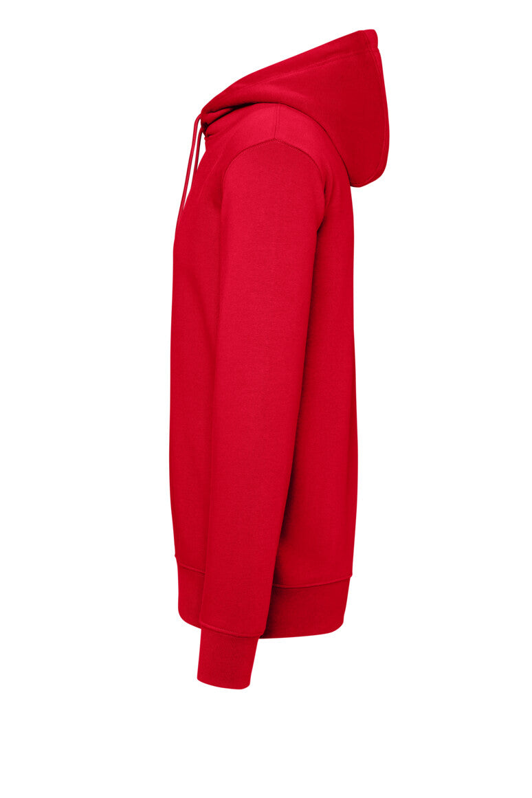 HAKRO Kapuzen-Sweatshirt Bio-Baumwolle - rot