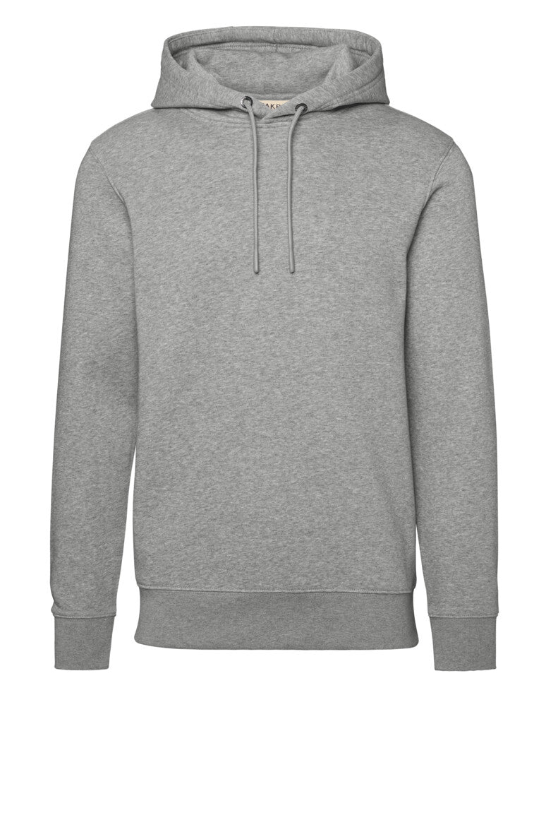 HAKRO Kapuzen-Sweatshirt Bio-Baumwolle - grau meliert