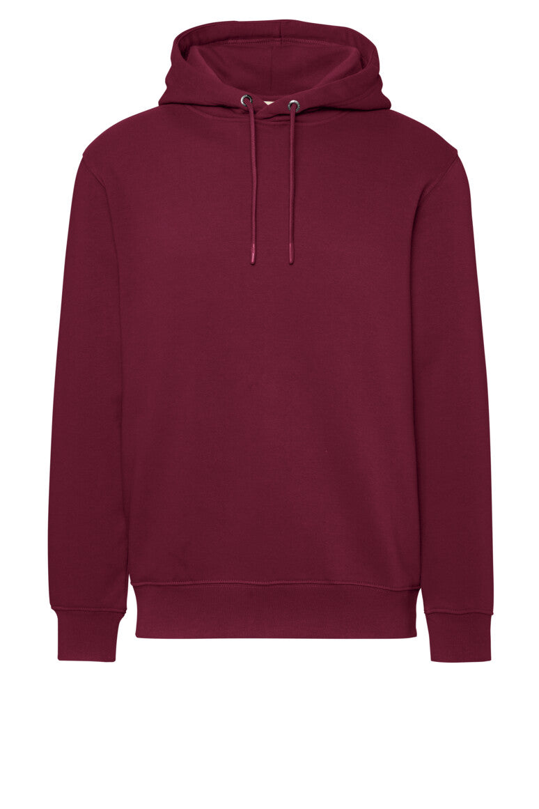 HAKRO Kapuzen-Sweatshirt Bio-Baumwolle - weinrot