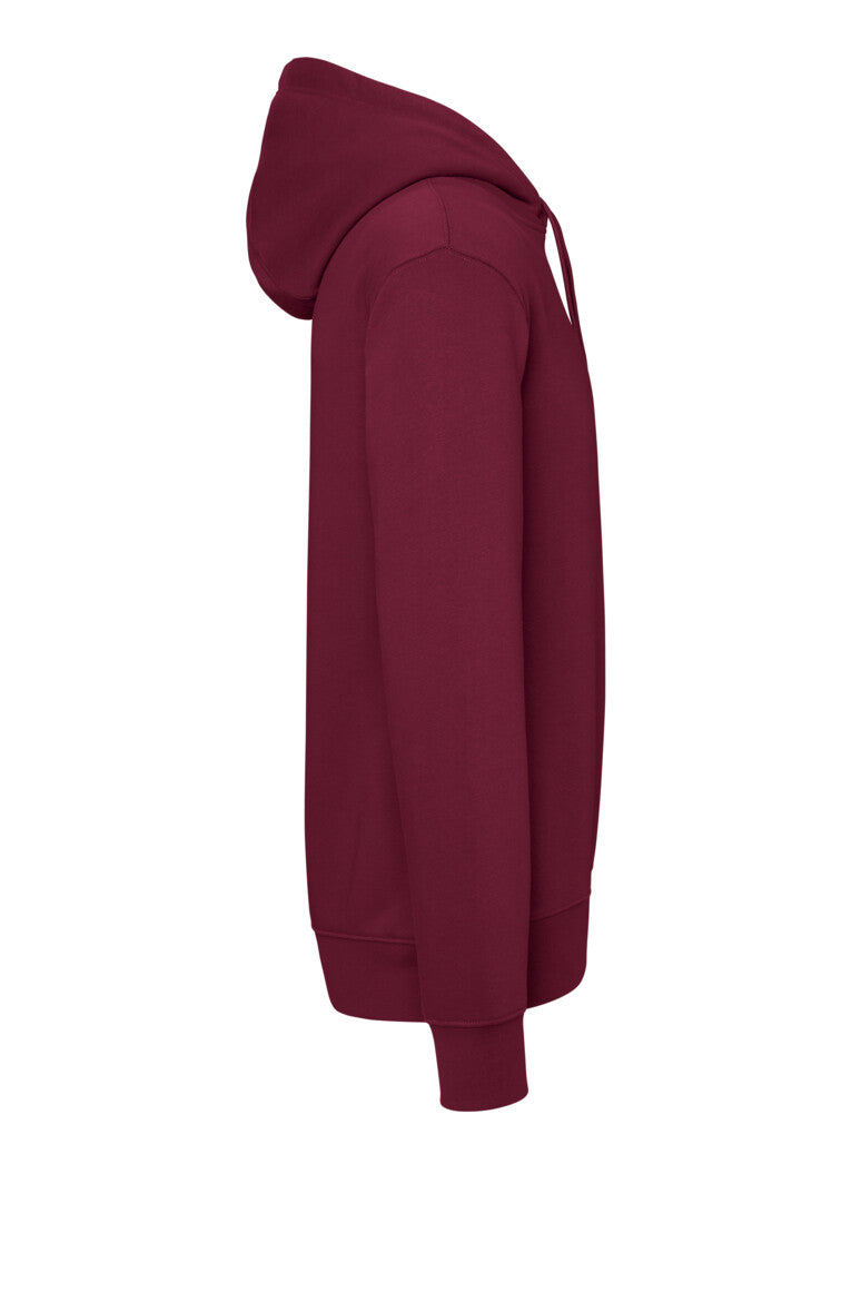 HAKRO Kapuzen-Sweatshirt Bio-Baumwolle - weinrot