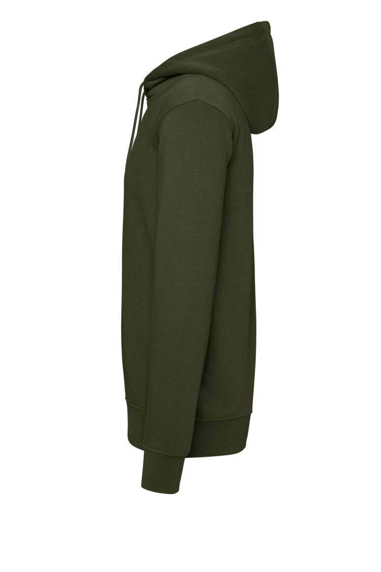 HAKRO Kapuzen-Sweatshirt Bio-Baumwolle - olive