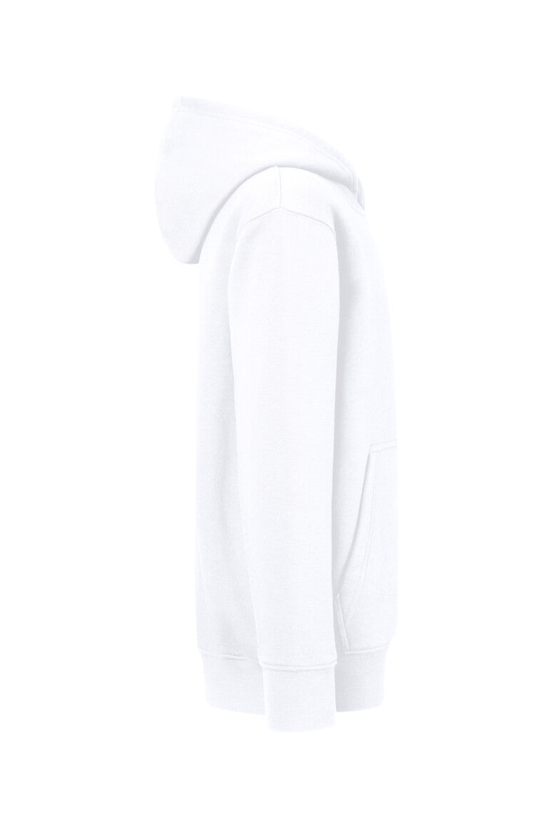 HAKRO Kinder Kapuzen-Sweatshirt Bio-Baumwolle - weiß