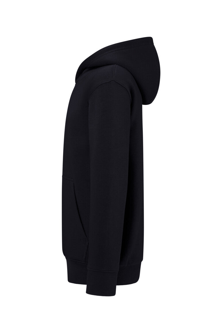 HAKRO Kinder Kapuzen-Sweatshirt Bio-Baumwolle - schwarz