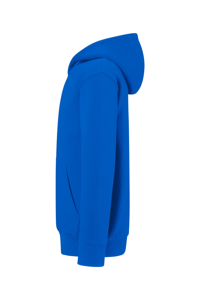 HAKRO Kinder Kapuzen-Sweatshirt Bio-Baumwolle - royalblau