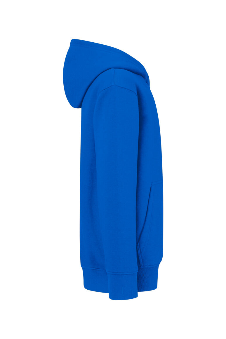 HAKRO Kinder Kapuzen-Sweatshirt Bio-Baumwolle - royalblau