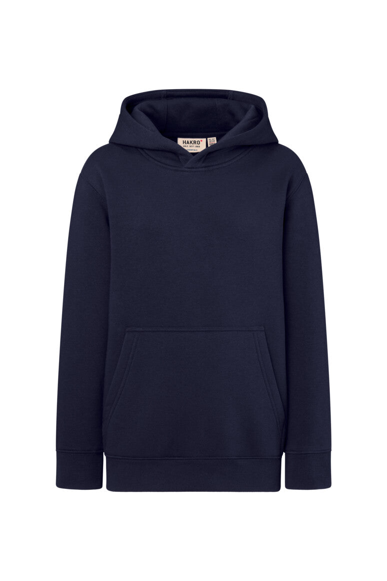 HAKRO Kinder Kapuzen-Sweatshirt Bio-Baumwolle - tinte