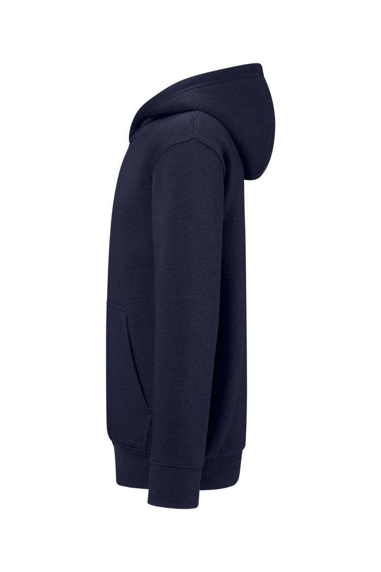 HAKRO Kinder Kapuzen-Sweatshirt Bio-Baumwolle - tinte