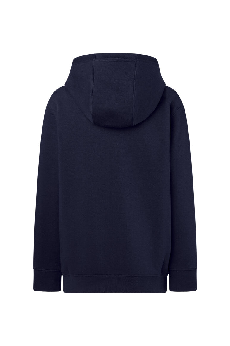 HAKRO Kinder Kapuzen-Sweatshirt Bio-Baumwolle - tinte