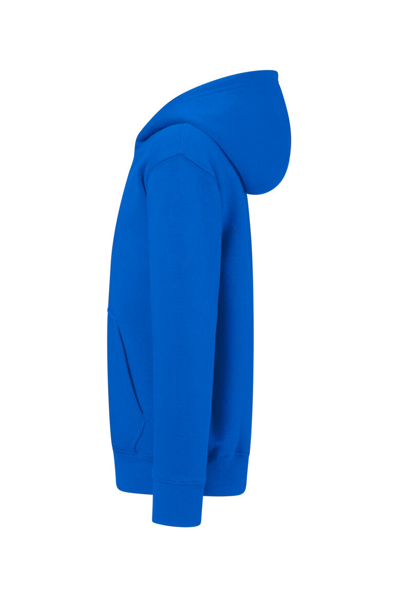 HAKRO Kinder Kapuzen-Sweatjacke Bio-Baumwolle - royalblau