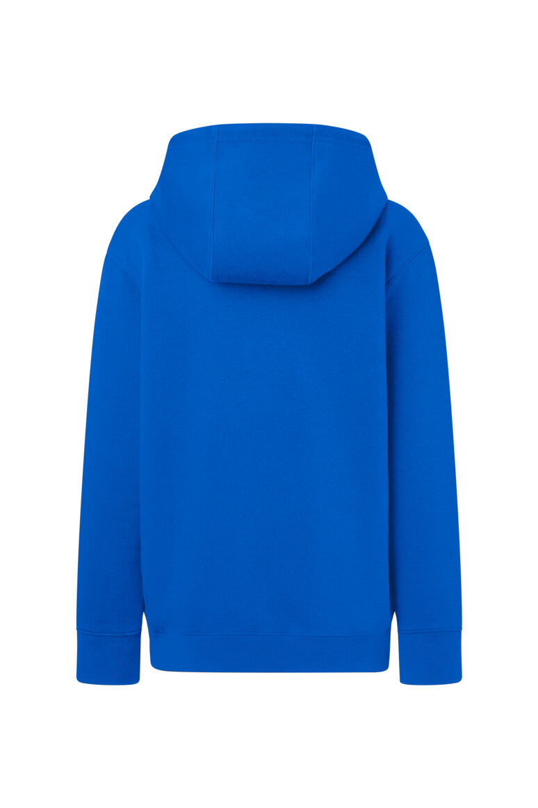 HAKRO Kinder Kapuzen-Sweatjacke Bio-Baumwolle - royalblau