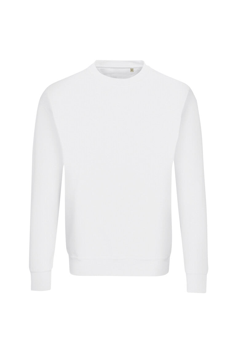 Label-Free Sweatshirt Heavy MIKRALINAR® ECO - weiß