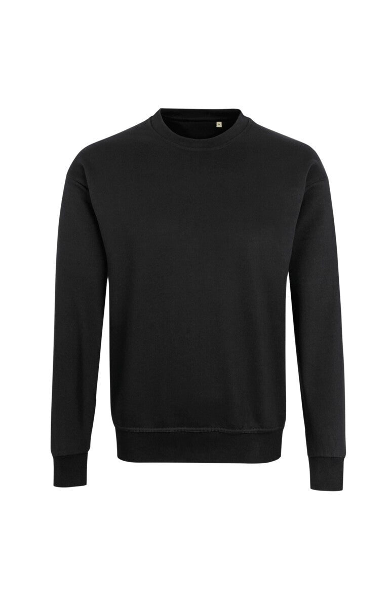 Label-Free Sweatshirt Heavy MIKRALINAR® ECO - schwarz