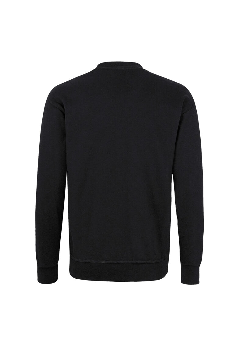 Label-Free Sweatshirt Heavy MIKRALINAR® ECO - schwarz