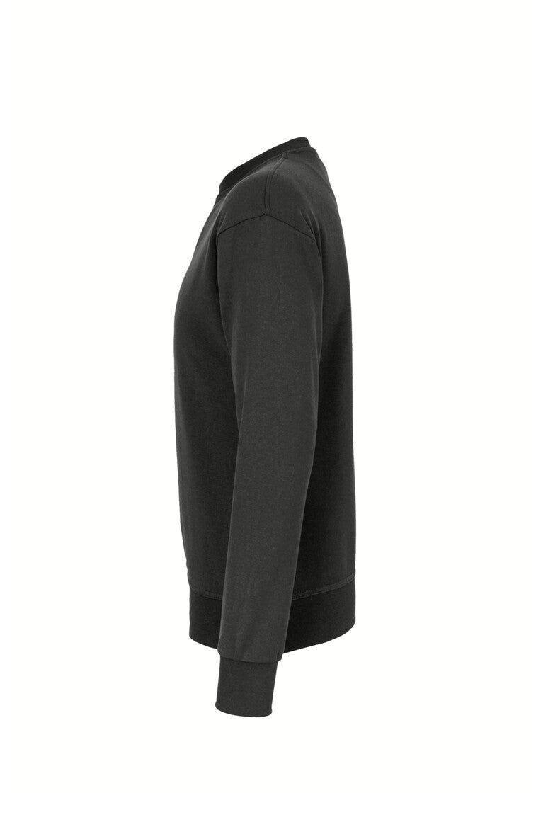 Label-Free Sweatshirt Heavy MIKRALINAR® ECO - karbongrau