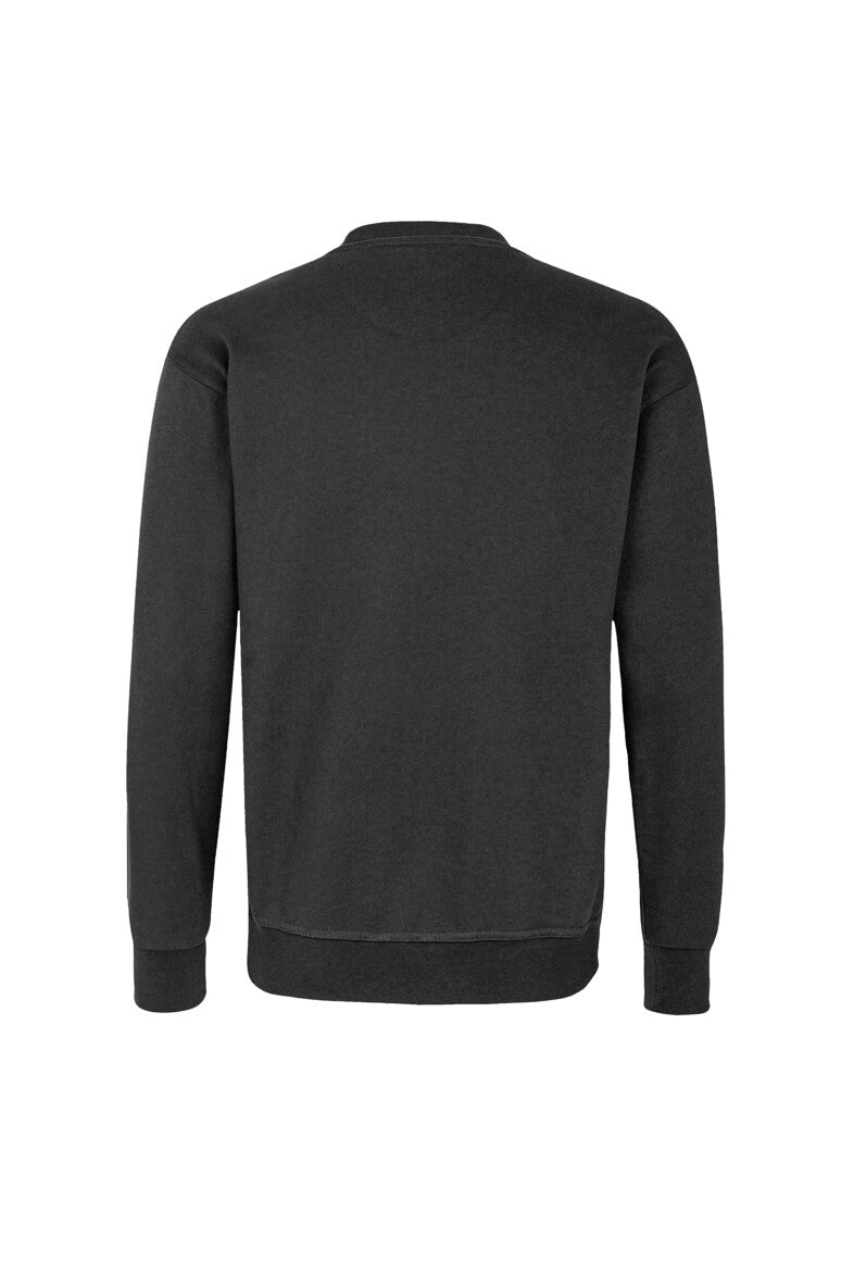 Label-Free Sweatshirt Heavy MIKRALINAR® ECO - karbongrau