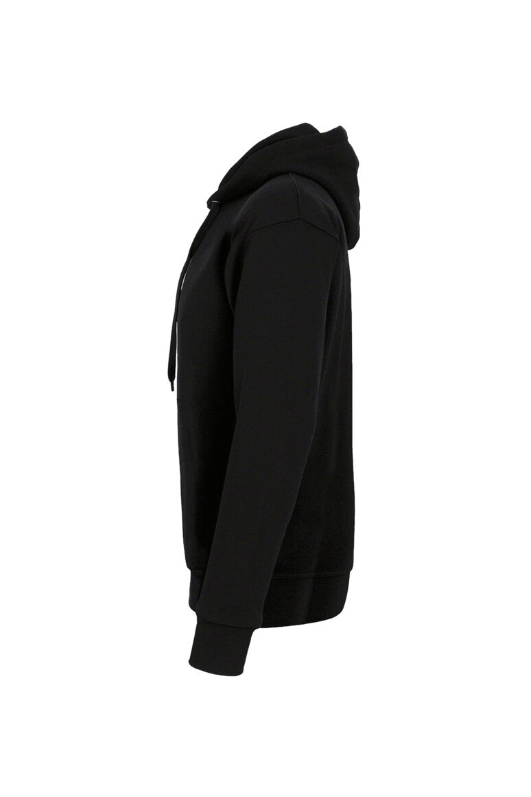 Label-Free Kapuzen-Sweat Heavy MIKRALINAR® ECO - schwarz