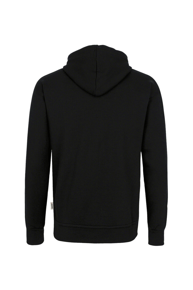 Label-Free Kapuzen-Sweat Heavy MIKRALINAR® ECO - schwarz