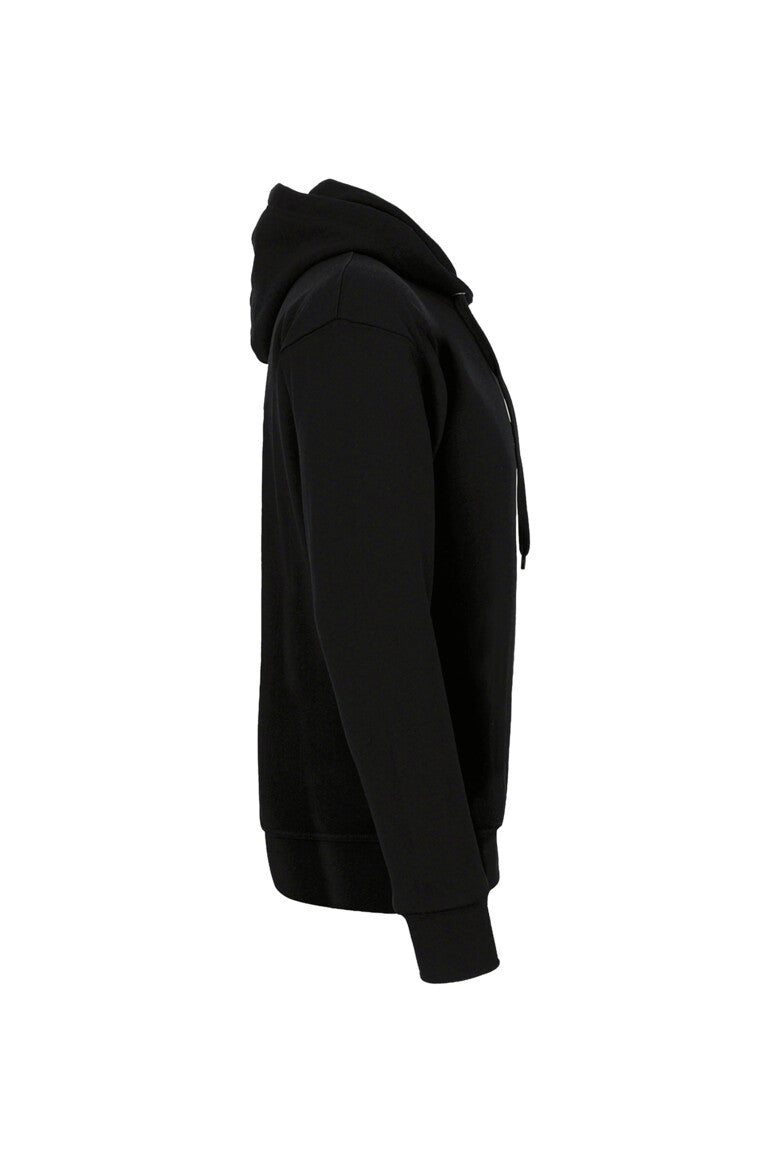 Label-Free Kapuzen-Sweat Heavy MIKRALINAR® ECO - schwarz