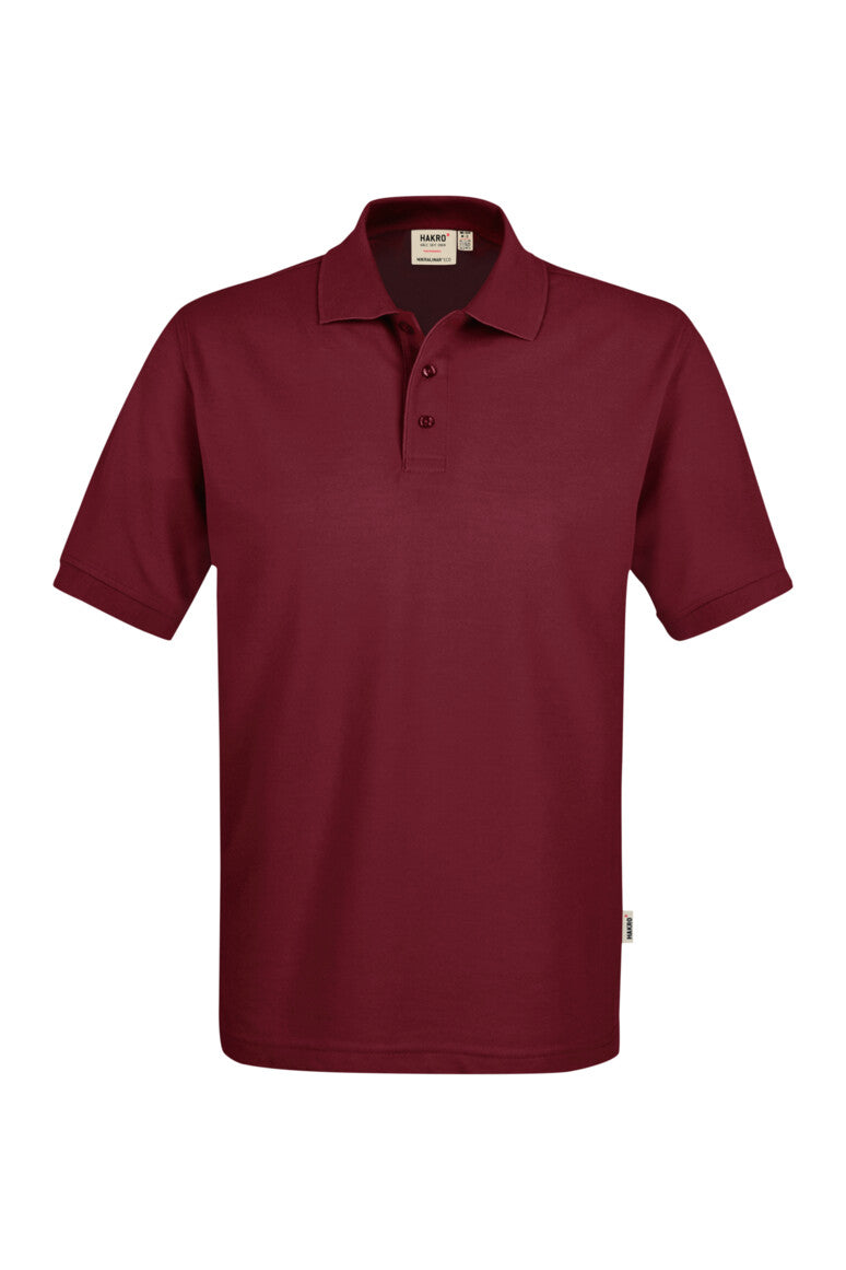 HAKRO Poloshirt MIKRALINAR® ECO - weinrot
