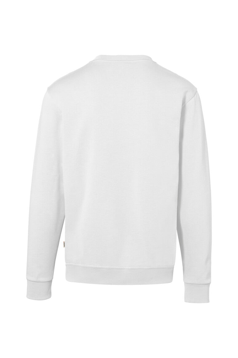 HAKRO Sweatshirt Bio-Baumwolle - weiß