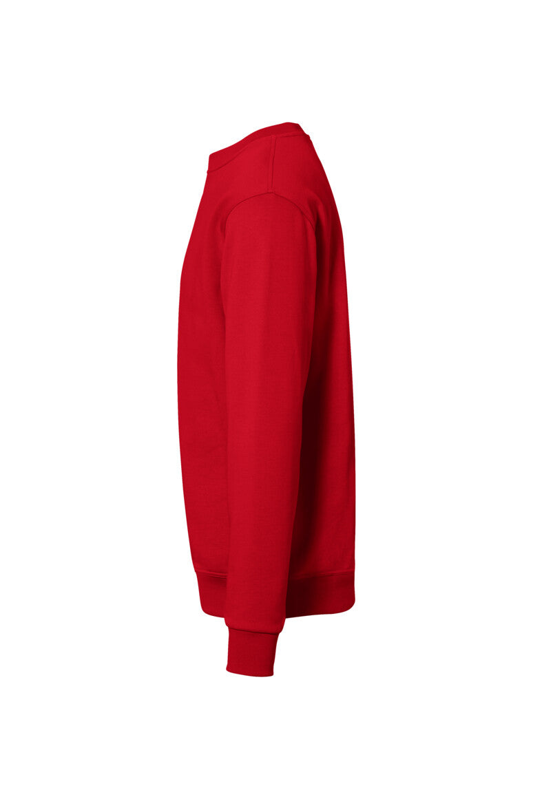 HAKRO Sweatshirt Bio-Baumwolle - rot