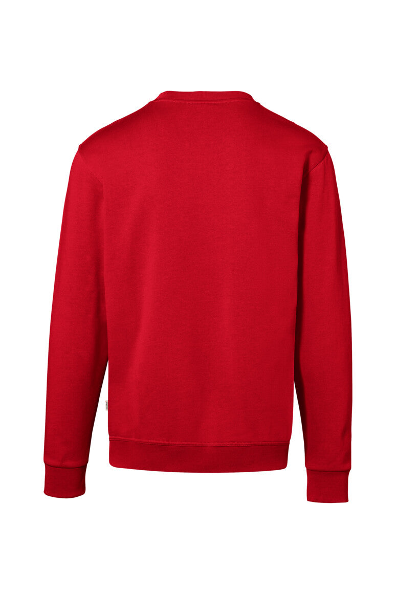 HAKRO Sweatshirt Bio-Baumwolle - rot