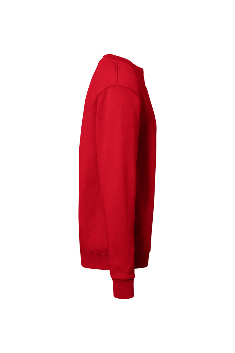 HAKRO Sweatshirt Bio-Baumwolle - rot