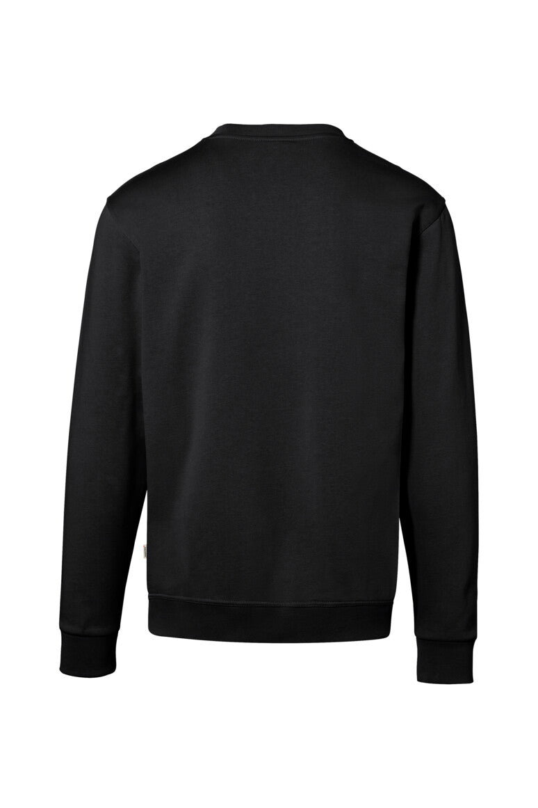 HAKRO Sweatshirt Bio-Baumwolle - schwarz