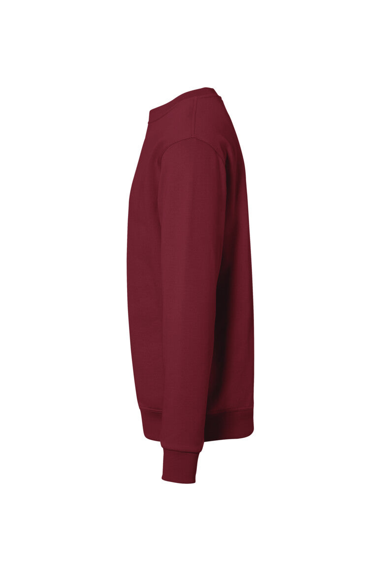 HAKRO Sweatshirt Bio-Baumwolle - weinrot